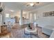 Bright open-concept living area seamlessly connects to the kitchen, creating a modern feel at 215 Graduate Ct, Durham, NC 27713