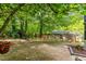A spacious backyard, complete with a wooden fence, perfect for enjoying nature at 2904 Sprucewood Dr, Durham, NC 27707