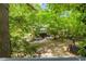 Backyard, deck and mature landscaping provide a sense of privacy at 2904 Sprucewood Dr, Durham, NC 27707