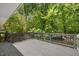 Spacious deck overlooking a lush, green backyard at 2904 Sprucewood Dr, Durham, NC 27707