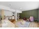 Bright living area boasts hardwood floors, fireplace, and stylish decor for comfortable living at 2904 Sprucewood Dr, Durham, NC 27707