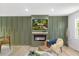 Living room offers fireplace and recessed lighting for an inviting and comfortable ambiance at 2904 Sprucewood Dr, Durham, NC 27707