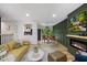 Stylish living room with fireplace, and modern finishes for comfortable living at 2904 Sprucewood Dr, Durham, NC 27707