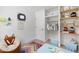Cheerful playroom offers a cozy beanbag chair, open storage, and a fun, creative atmosphere at 2904 Sprucewood Dr, Durham, NC 27707