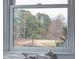 Picture window showcases a scenic golf course view with mature trees at 325 Hogans Valley Way, Cary, NC 27513