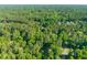 Scenic aerial view displaying lush, mature greenery and a tranquil, private setting for the property at 3420 Sheridan Dr, Durham, NC 27707