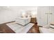 Finished basement bedroom with white trim and neutral decor at 3420 Sheridan Dr, Durham, NC 27707