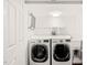 Efficient laundry room with modern appliances, ample counter space and a utility sink at 3420 Sheridan Dr, Durham, NC 27707