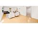 Bright living room featuring neutral tones and an open doorway at 3420 Sheridan Dr, Durham, NC 27707