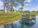 Lakefront property with a private covered boat dock, perfect for outdoor recreation at 3636-A Holly Grove Rd, Dunn, NC 28334