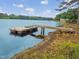 Private wooden dock on the lake with open pier, ready for water activities at 3636-A Holly Grove Rd, Dunn, NC 28334