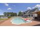 Beautiful backyard with swimming pool, patio, and view of the main house at 3636-A Holly Grove Rd, Dunn, NC 28334