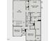 Upstairs floor plan featuring an owner's suite, bedrooms with walk-in closets, a loft, and laundry room at 436 Golden Dragonfly St, Wake Forest, NC 27587