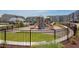The community playground offers swings and slides at 5217 Beckom St, Raleigh, NC 27616