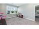 Bright ' bedroom with neutral carpet and play furniture for a cozy and playful setting at 536 Adkins Ridge Rd, Rolesville, NC 27571