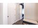 Entryway with bench seating, convenient storage, and modern doors, providing an organized and welcoming space at 536 Adkins Ridge Rd, Rolesville, NC 27571