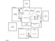 Detailed floor plan showing layout of first and second floor with dimensions included at 5612 Sandy Trail Dr, Knightdale, NC 27545