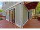 Corner view of deck with wood flooring and access to home's interior at 568 Piney Mountain Rd, Chapel Hill, NC 27514