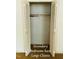 Large closet with bi-fold doors, offering ample storage space for secondary bedrooms at 5825 Scalybark Rd, Durham, NC 27712