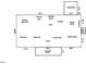 Detailed floor plan illustrating the layout and dimensions of the home at 5825 Scalybark Rd, Durham, NC 27712