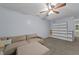 Comfortable finished basement area showcasing neutral carpeting and cozy seating at 6125 Bellow St, Raleigh, NC 27609