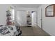 Charming bedroom featuring an ensuite with bright natural light and ample closet space at 6125 Bellow St, Raleigh, NC 27609