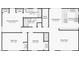 Home layout showing Primary rooms, bedrooms, bathrooms, kitchen and living spaces at 6125 Bellow St, Raleigh, NC 27609