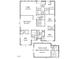 Detailed floor plan showcasing the layout of the bedrooms, bathrooms, and recreational areas at 745 Orange Oak Ln, Apex, NC 27523