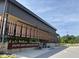 Joyner Park Community Center with modern architecture and ample parking at 7716 Micklewaithe Ct, Wake Forest, NC 27587