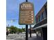 Wake Forest Downtown sign indicating Historic Downtown, Municipal Complex, and Post Office at 7716 Micklewaithe Ct, Wake Forest, NC 27587