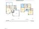 First and second floor plan of 816 Roanoke Dr, Cary, NC showing the layout of the home at 816 Roanoke Dr, Cary, NC 27513
