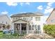 Inviting backyard features a screened porch with an outdoor dining area at 846 Lake Artesia Ln, Fuquay Varina, NC 27526