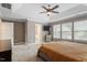 Spacious main bedroom with tray ceiling, neutral decor, and lots of natural light at 846 Lake Artesia Ln, Fuquay Varina, NC 27526
