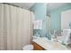 Cozy bathroom featuring neutral color, and modern fixtures at 8640 Neuse Landing Ln # 110, Raleigh, NC 27616