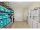 Bright storage room featuring custom shelving and abundant space for organized storage at 8640 Neuse Landing Ln # 110, Raleigh, NC 27616