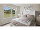 This bedroom features a large window with views of the front yard at 0 Greensboro Chapel Hill Road Rd, Graham, NC 27253