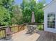 Deck with space for seating at 101 Cardinal Dr, Youngsville, NC 27596