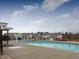 The community pool is a great way to cool off in the summer at 1024 Channel Drop, Zebulon, NC 27597