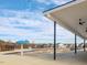 Partially filled outdoor pool with covered patio at 1024 Channel Drop, Zebulon, NC 27597