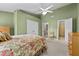 Spacious bedroom with an ensuite bathroom and multiple closets for ample storage at 1096 Kelso Ln # 18, Burlington, NC 27215