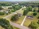 Overhead aerial view of the home showcasing the neighborhood location at 123 Sanders Road Rd, Benson, NC 27504
