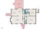 Detailed floor plan showcasing the layout of the first floor including kitchen, living room, and bedrooms at 123 Sanders Road Rd, Benson, NC 27504