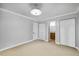 Bedroom with ensuite bathroom access and closet at 1924 Strebor St, Durham, NC 27705