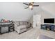 A cozy living room with a television and a comfortable sofa to relax on at 200 Heather Brook Cir, Spring Lake, NC 28390