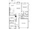Layout features a spacious kitchen, Gathering room, and owner's suite at 214 Alden Way, Angier, NC 27501
