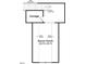 Schematic shows the bonus room, stairs, and storage space at 214 Alden Way, Angier, NC 27501