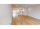 Open concept living and kitchen area with recessed lighting at 2297 Bay Minette Sta # 536, Apex, NC 27502
