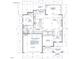 Detailed first-floor layout featuring a kitchen, breakfast nook, living room, dining area, guest suite, and two-car garage at 2408 Eagle Shot Ct # 4, Fuquay Varina, NC 27526