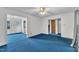 Cozy living room showcasing access to other rooms within the home at 2608 Foxgate Dr, Raleigh, NC 27610