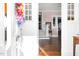 Open foyer with hardwood floors and a view into a light-filled home at 302 Villa St, Rocky Mount, NC 27804